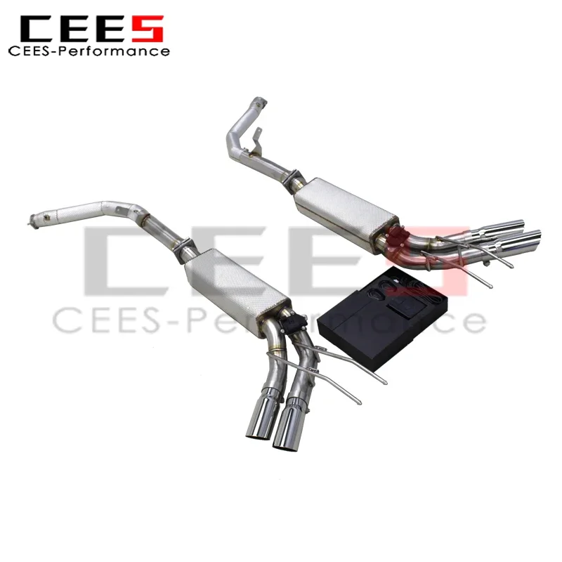 

cees Turbo Cat-back Exhaust System for Mercedes-Benz G63 AMG W463 2013-2019 G63 Sport Exhaust Pipe Valved Exhaust
