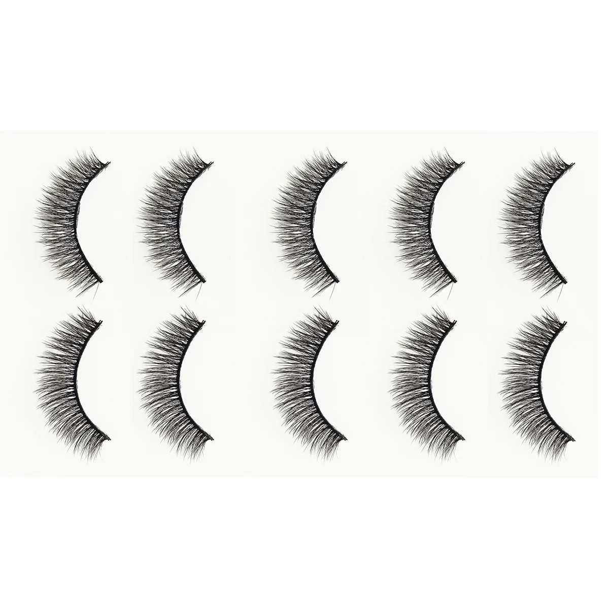 10 pares de cílios postiços, cílios de maquiagem, cílios de festa, decorações de cílios, decorações de olhos de festa