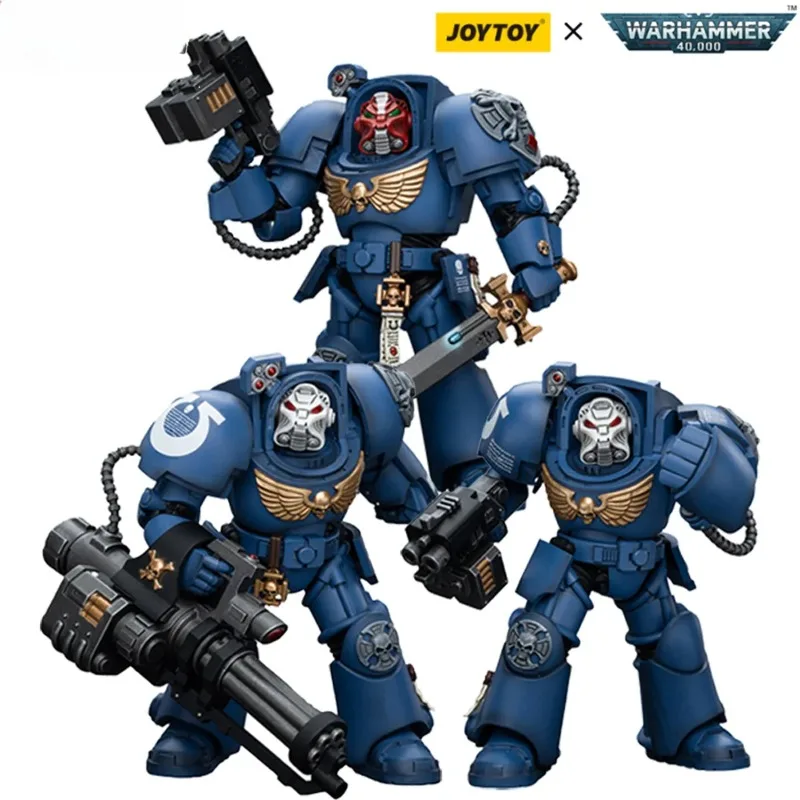 

[В НАЛИЧИИ] JOYTOY 40K 1/18 Фигурки Ультрамаринов: Отряд Терминаторов, 3 шт. Коллекционная аниме-модель военной тематики