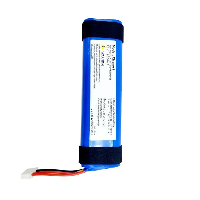 7.2V 5200/12500mAh Original Battery For JBL Xtreme 2 SUN-INTE-103 2INR19/66-2 ID1019 For JBL Xtreme2 Bluetooth Speaker Battery