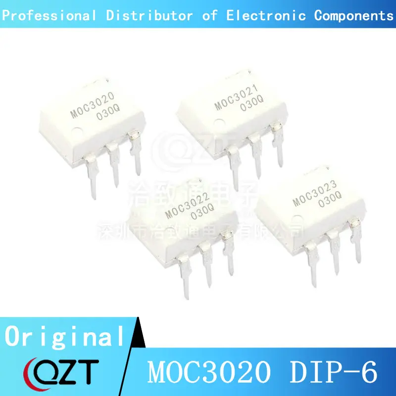 10pcs/lot MOC3020 MOC3021 MOC3022 MOC3023 MOC3041 MOC3043 MOC3052 MOC3061 MOC3062 MOC3063 DIP6 DIP Optocoupler chip New spot