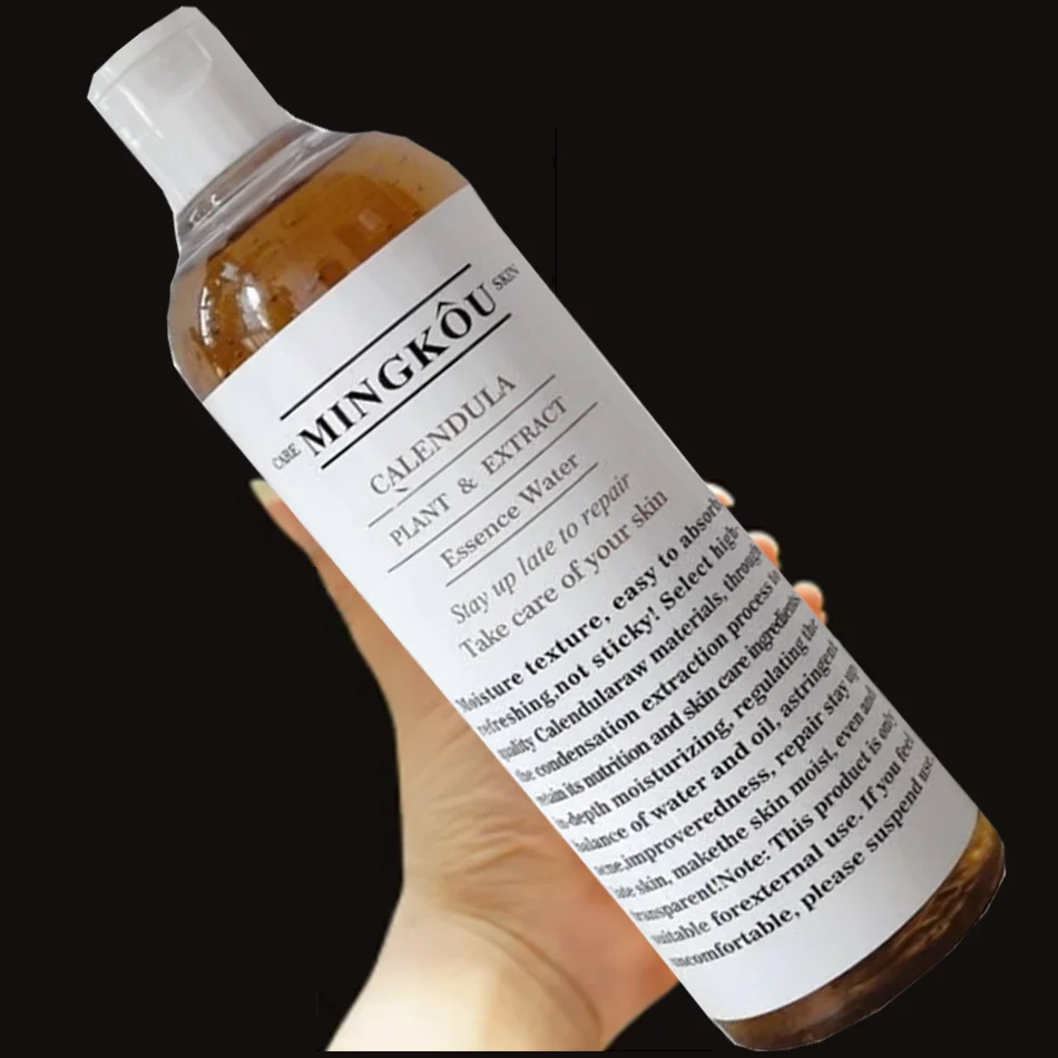 500ml Calendula Plant Extract Toner Oil Control Acne Hydrating Contractive Pore Brighten Skin Tone Improve Dullness Skin Care