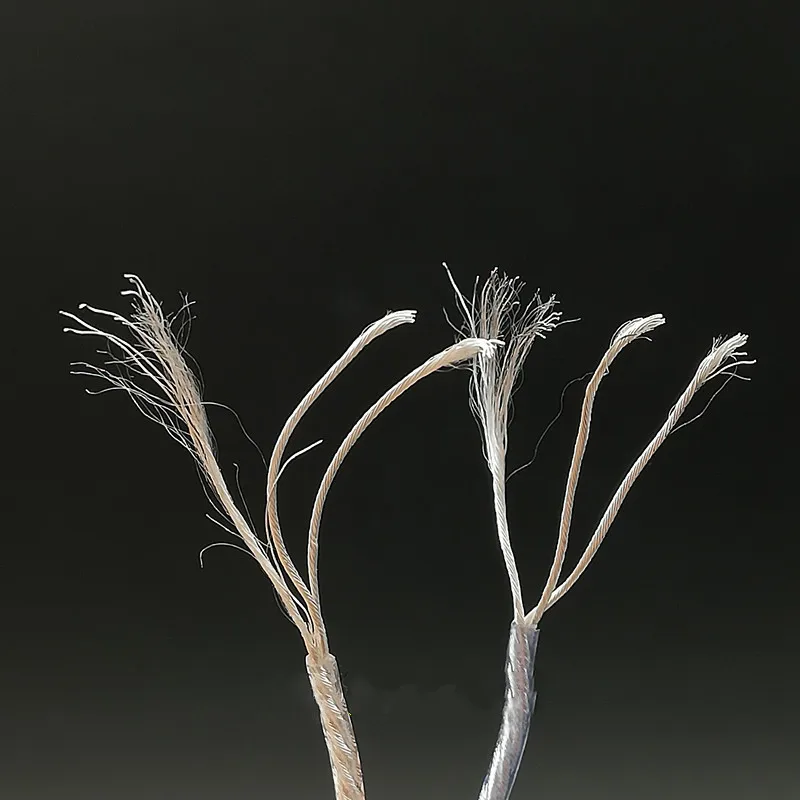 8 fios único cristal de cobre azul prata misturada 288 núcleo cabo de atualização