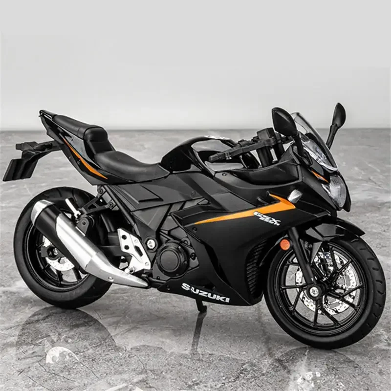 

1:12 Suzuki GSX-250R модель гоночного мотоцикла из сплава, литая под давлением модель мотоцикла для беговых лыж, уличных видов спорта, имитация детской игрушки в подарок