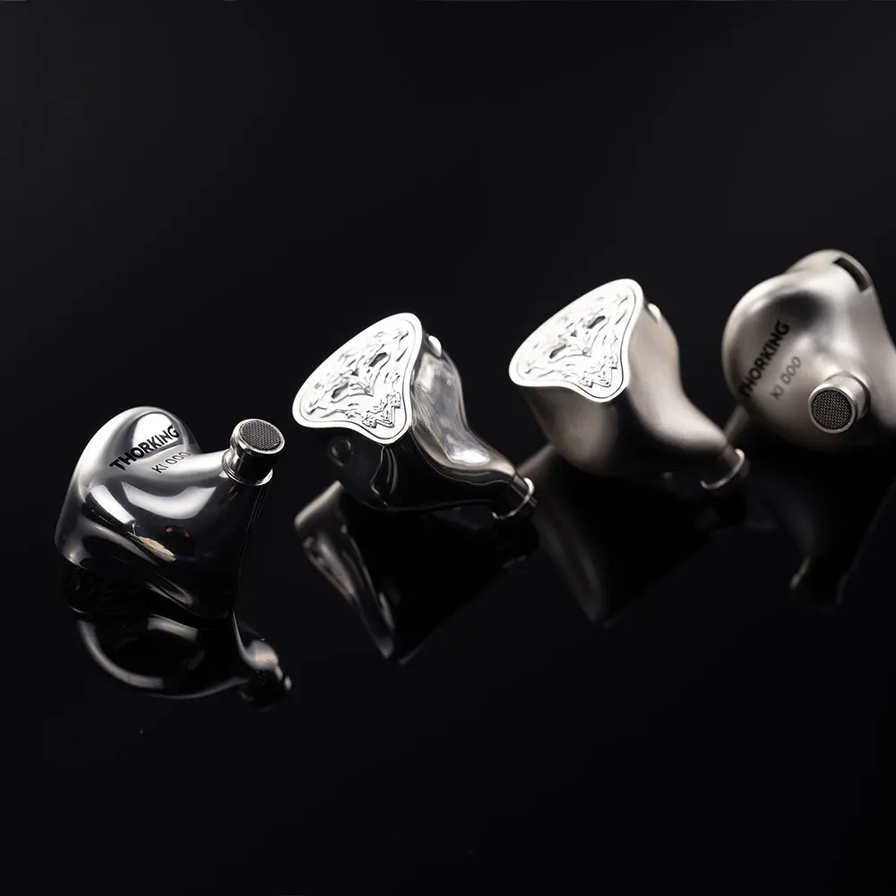 

Kinera ThorKing 1DD+6BA+4EST IEMs Headphones Hifi In Ear Earphone Hybrid Drivers Monitor With 7N OCC Cable