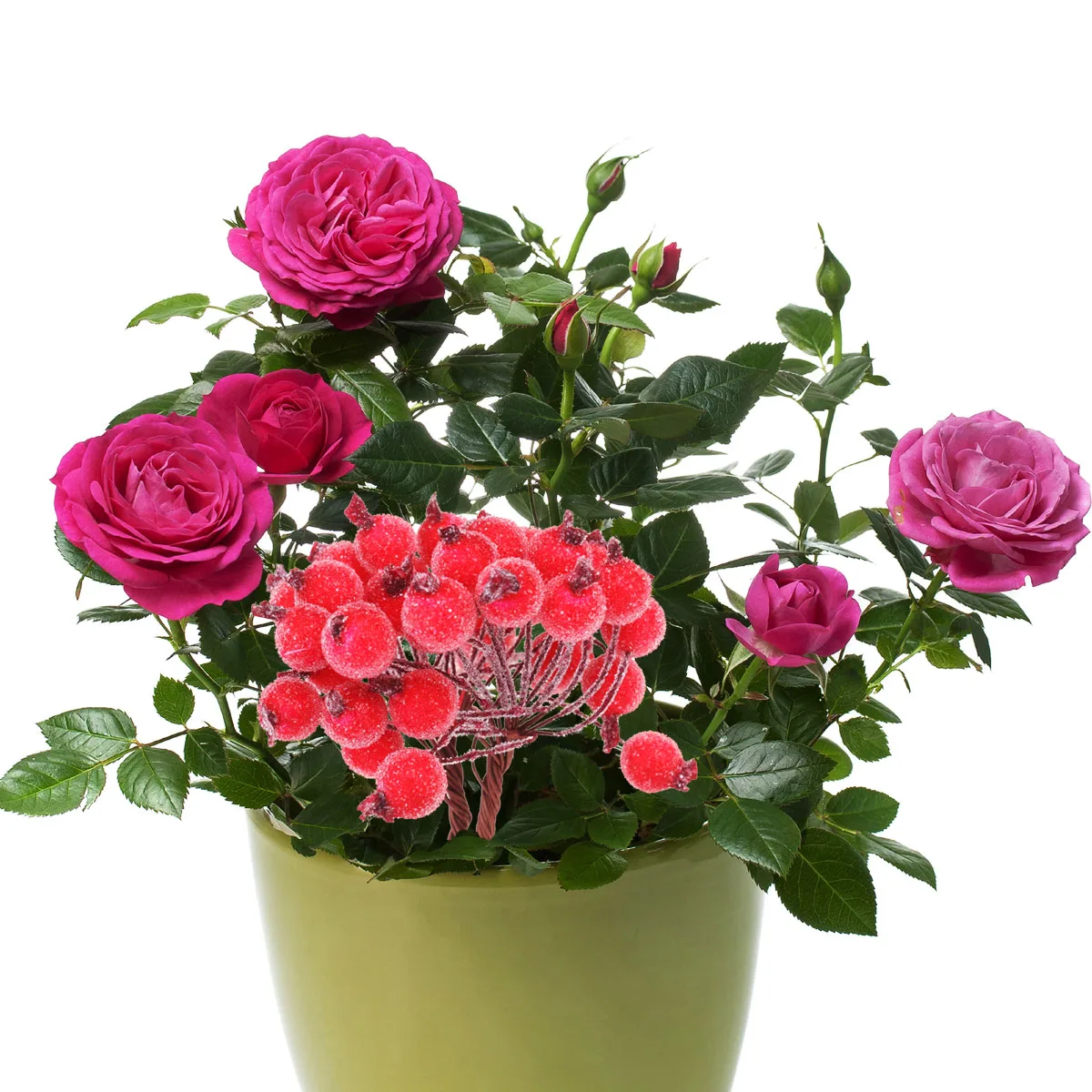 

200pcs Artificial Berry Ornament Berry Picks Realistic Christmas Garland Accessories DIY Craft Decor Holiday Home Ornament