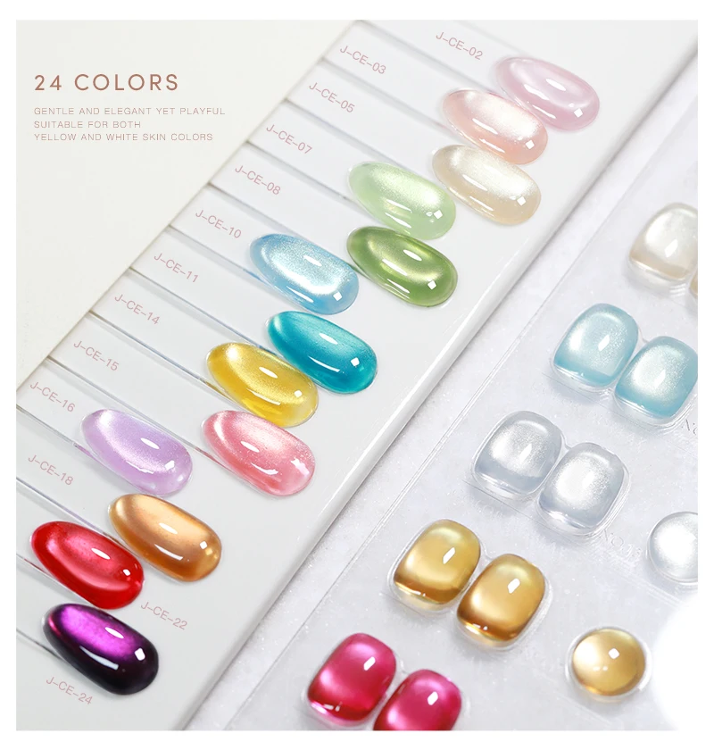 Edle Flasche 15ml Diamant-Katzenaugen-Gel-Nagellack TPO/HEMA-FREI Magnetischer Semi-Permanenter Soak-Off UV-LED-Gel-Lack Nagelzubehör – Detail 3