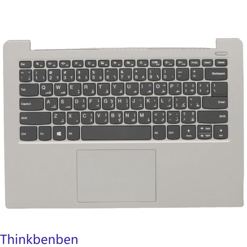 

Корпус верхней части клавиатуры (подставка для рук) ARA Arabic Platinum Grey для Lenovo Ideapad S340 14 14IML 14IWL 14API 14IIL 5CB0S18405