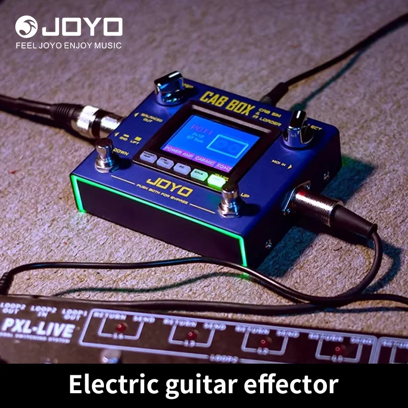 

JOYO R-08 CAB BOX Педаль эффектов для гитары, 4-трубный усилитель мощности, имитация педали для моделирования шкафа