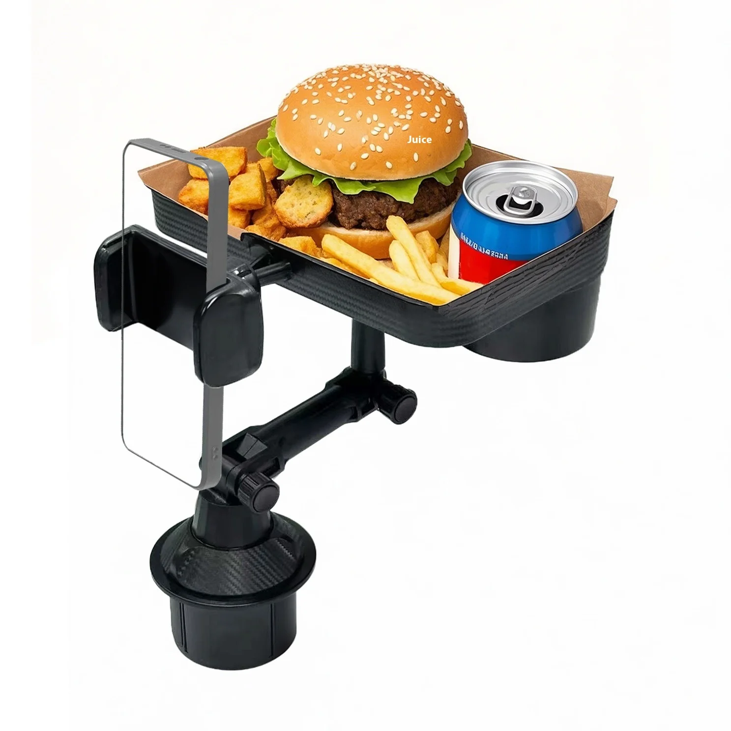 

Hot Sale Car Cup Holder Plate Tray Car Beverage Coffee Hamburger Water Cup Position Rack Small Dining Table