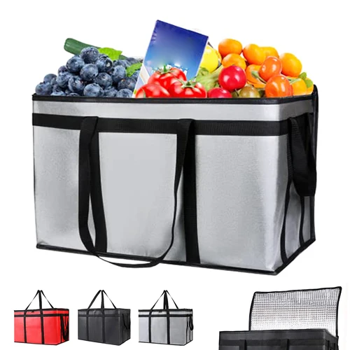 대용량 피크닉 절연 음식 배달 가방, 피자 배달 가방, 음식 보온 쿨러 식료품 가방, 파티 케이터링용  Best5