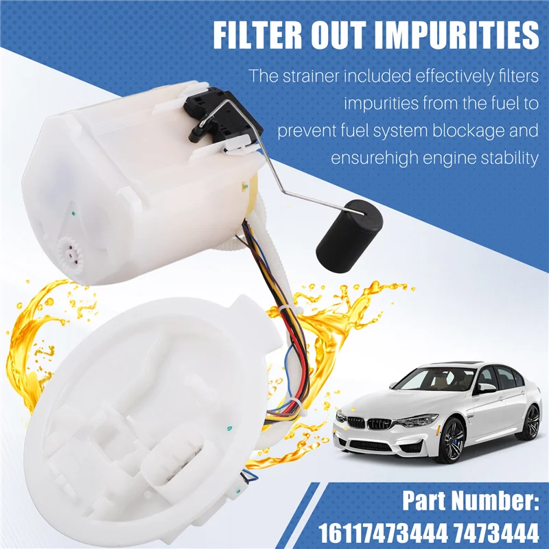 AB56-1Pc New Fuel Pump Assembly 16117473444 7473444 For BMW 3 Series G20 G21 2017-2019
