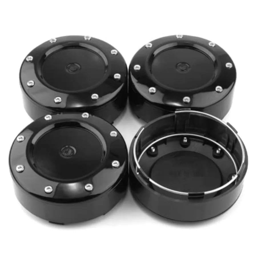 

Wheel Center Caps for Mayhem Wheel Center Hubcaps, 4 Pack, Black Clip Diameter: 3.74in, Mounting Clip Length: 0.1in