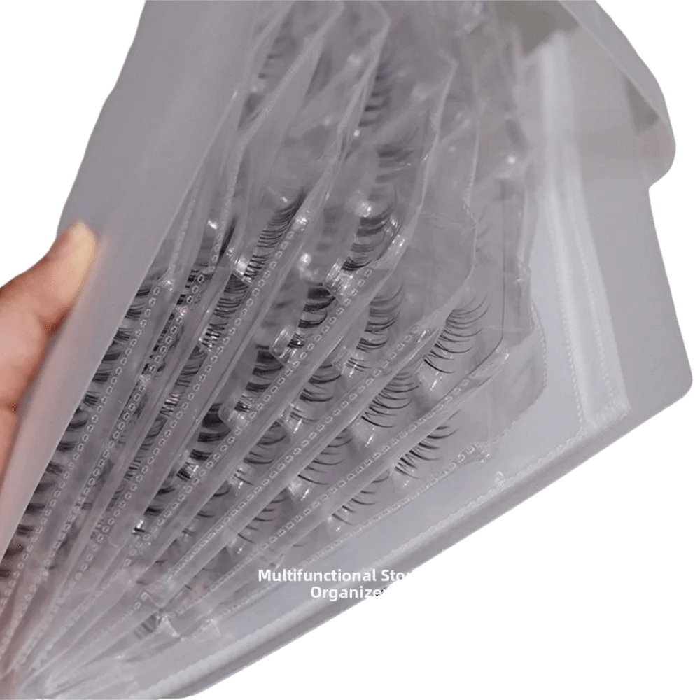 다기능 인조 속눈썹 보관 책 휴대용 대용량 여행 사진 보관 가방 편리함