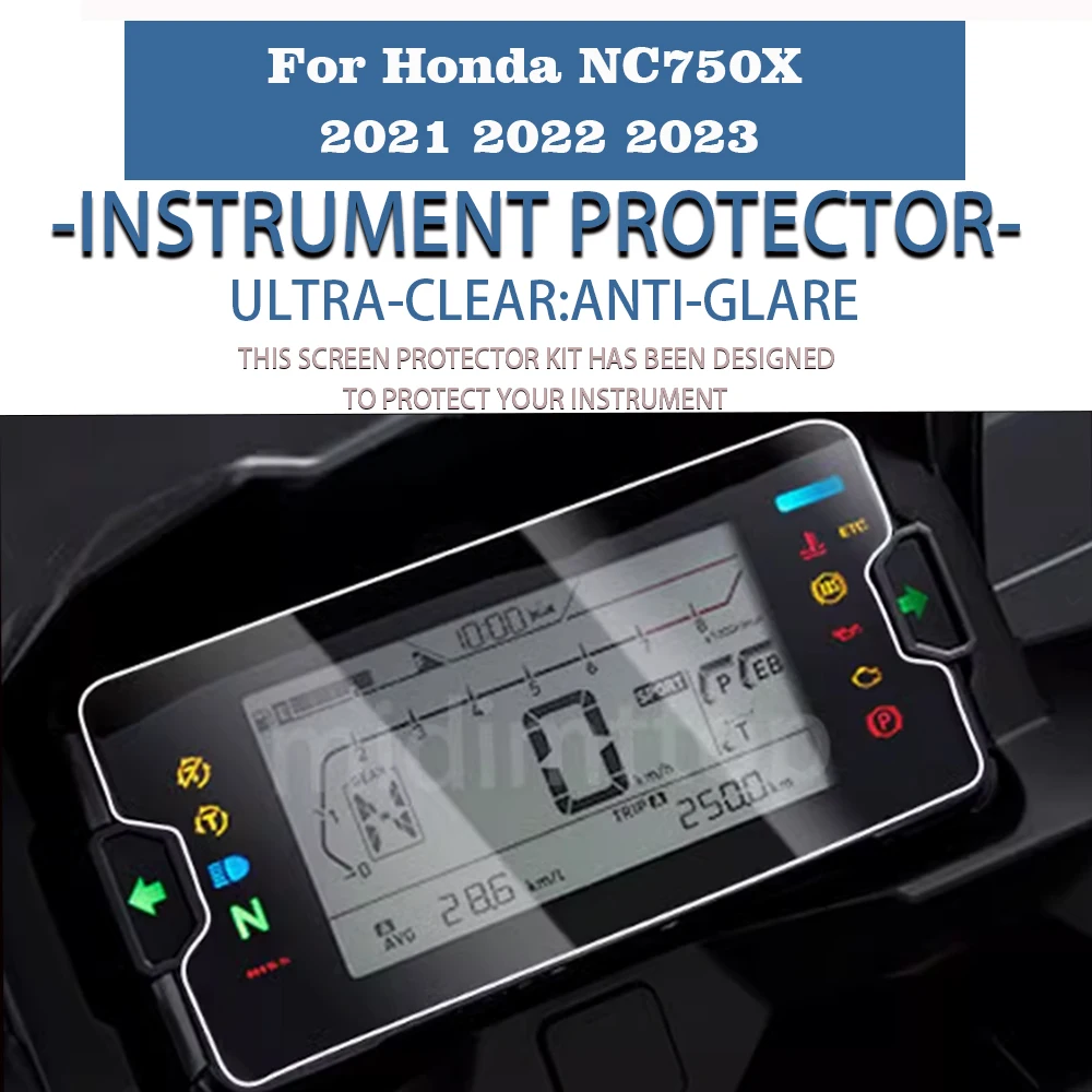 

Антибликовая Защитная пленка для приборной панели мотоцикла, аксессуары для Honda NC 750 X NC750X NC750 750X 2021 2022 2023