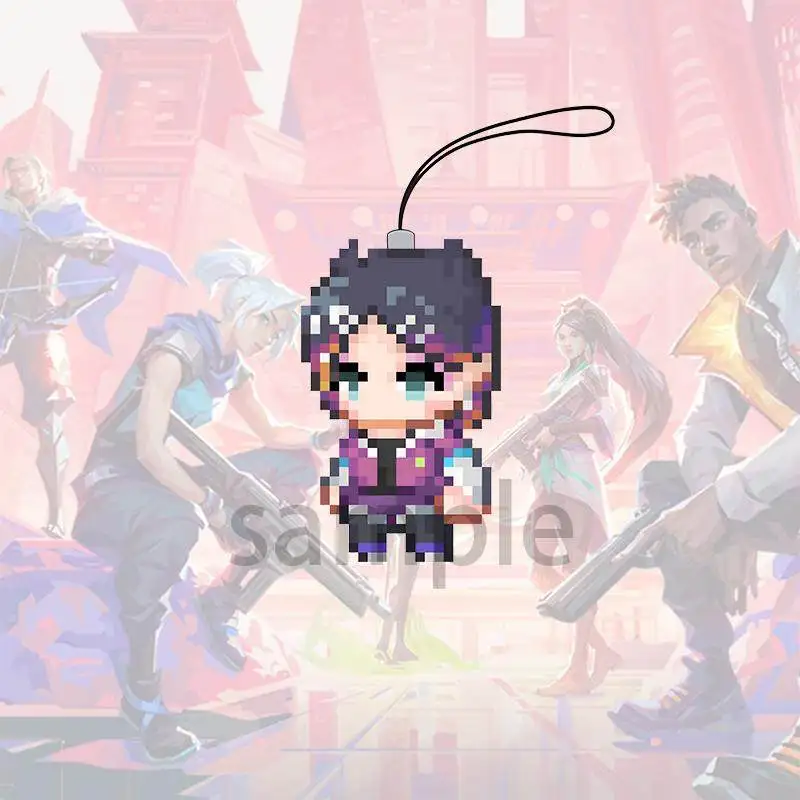 Action Peripherie Figuren Spiel Rollen Veto Waylay Tejo Vyse Nelke Gekko Acryl Handy Kette Lanyard Anhänger Spielzeug Kinder Geschenke