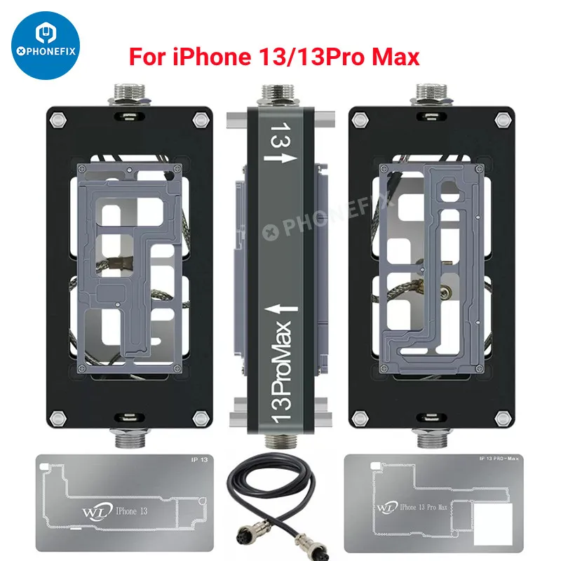 محطة لحام ذات طبقات اللوحة الرئيسية WL HT007 لهاتف iPhone X 11 12 13 14 15 16 Pro Max PCB منصة تسخين إزالة اللحام