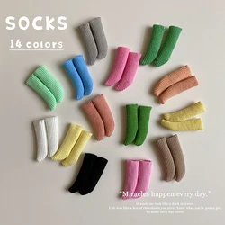 A Pair of Blyth Doll Socks Fashion Pure Candy Color Sock for Blythe OB24 Licca Azone OB24 1/6Dolls Accessories Children Gifts