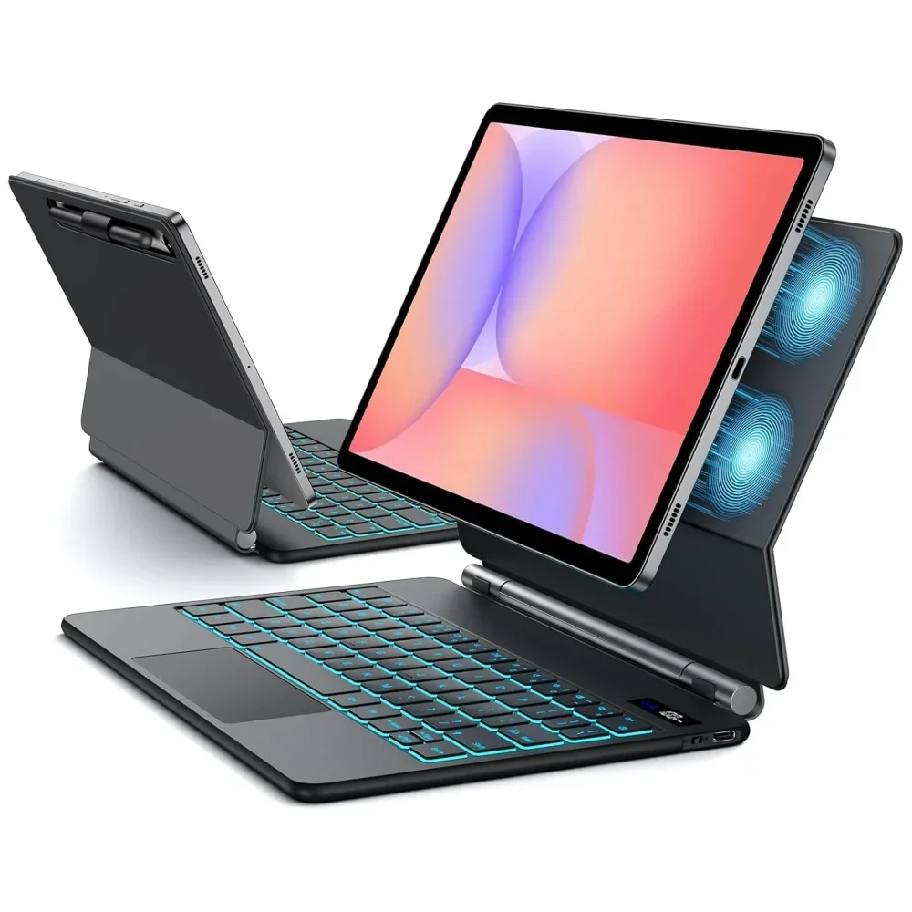 Magic Keyboard Case For Samsung Tab S10 Lite S9 FE 10.9 Tab S7 S8 S9 S10 FE Plus Ultra 11 12.4 13.1 14.6 inch Folio Multi-touch