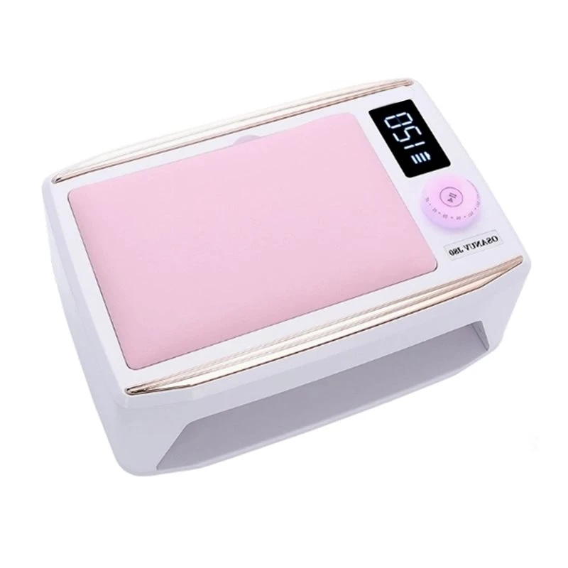 A27U Upgraded UV Nail Lamp 380W Fast Curing With Auto Sensor Cordless Light For Gel Nails Featuring Detachable Rest US Plug