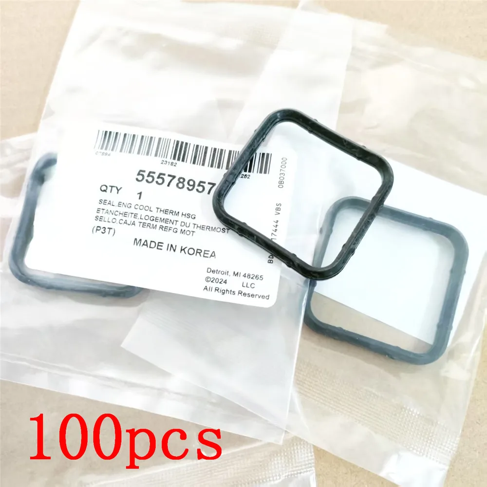 

100 шт. 55578957 Прокладки масляного радиатора системы охлаждения OEM # Для Chevrolet Cruze 1.6L 1.8L Sonic Astra Zafira