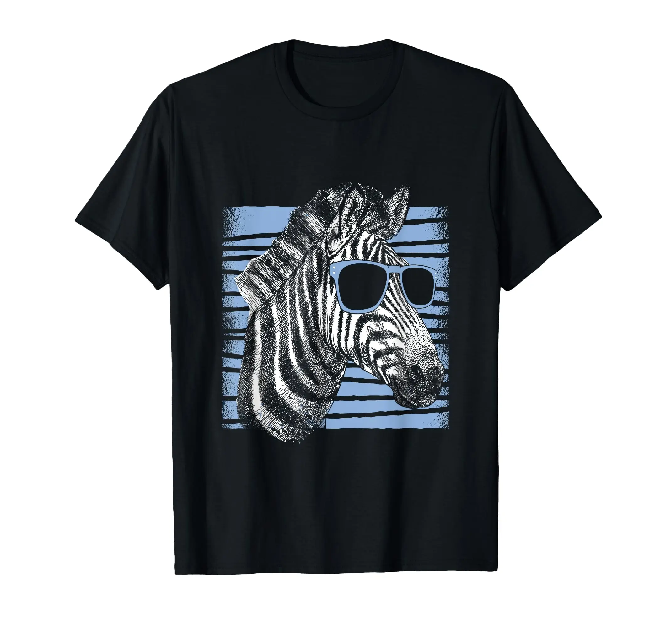 Cool Zebra T-Shirt Classic Logo T Shirt and Stickers, Unisex Adult T Shirt Collection