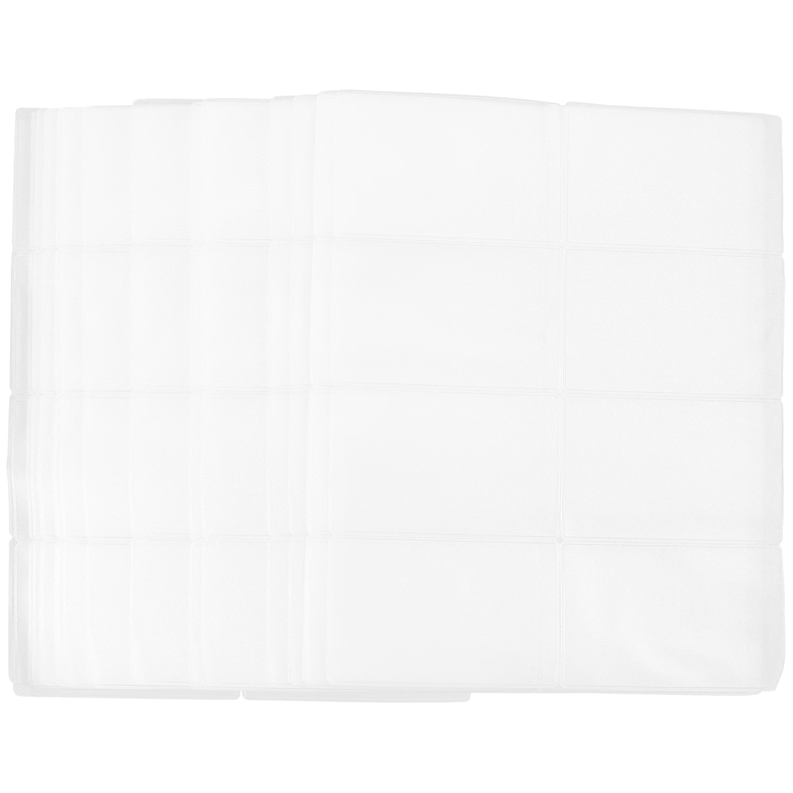 

160Pcs Transparent Card Holders PVC Crack Resistant Protective Sleeves for Credit Social Security Id Cards Id Card Holder