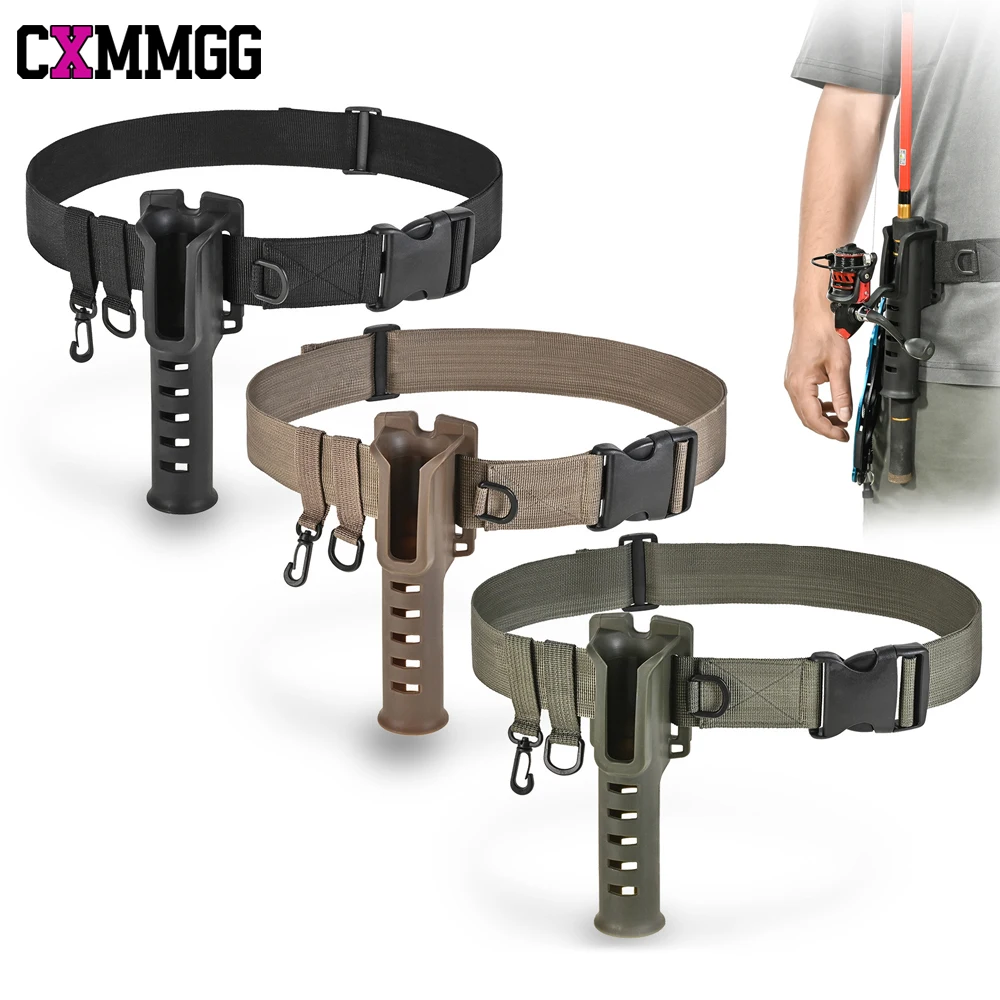 

1PC Adjustable Nylon Wading Belt with Rod Holder,Wade Belts for Casting,Surf Kayak,Fly Fishing,Portable FishingGear Accessories
