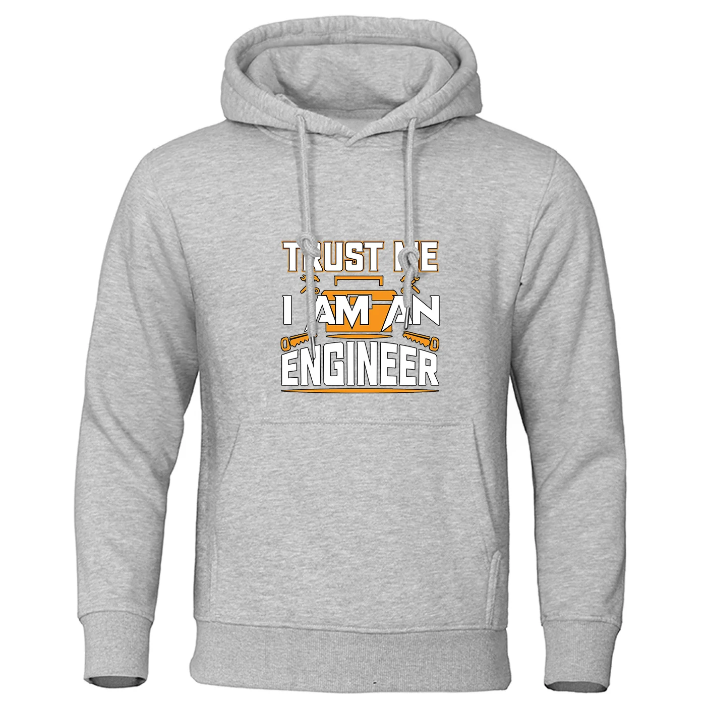 Divertido que dice confía en mí, soy un ingeniero, letra discreta, abrigo de lujo de Color sólido, superventas, sudaderas con capucha populares versátiles