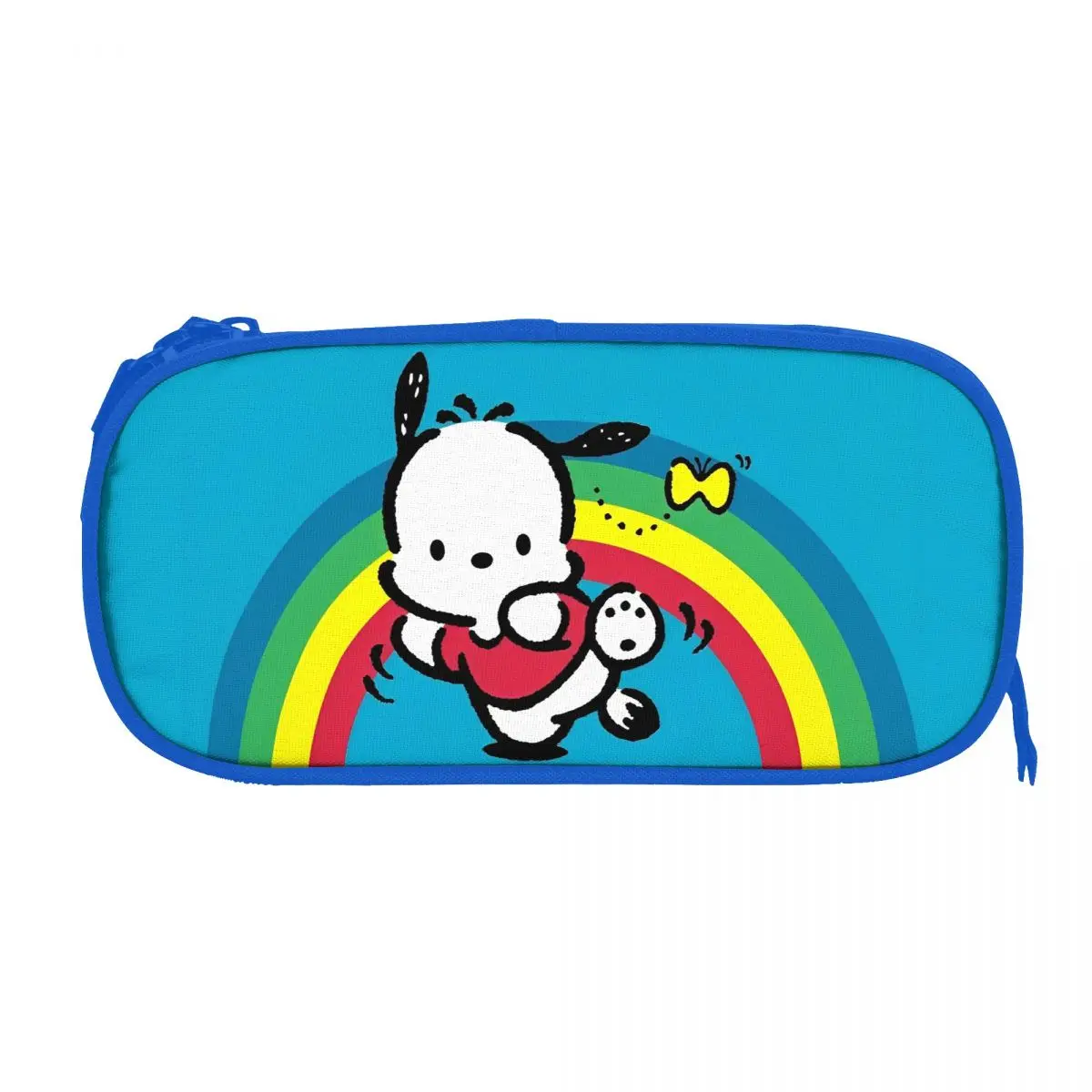 

Rainbow Pochacco Insulated Lunch Bags Cooler Bag Reusable Lunch Container Large Tote Lunch Box for Men Women Beach Travel