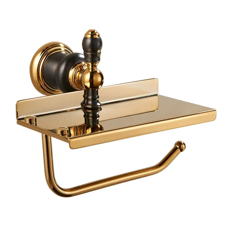 

Antique Bracket Bronze Bathroom Gold Toilet Paper Holder Bathroom Tissue Roll Toilet Paper Holder