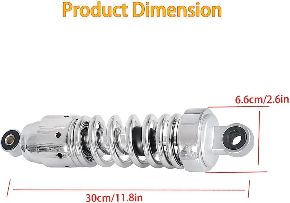 Motorcycle Suspension Stage 270mm Rear Shocks Absorbers Replacement Shock-absorbing Accessories Compatible For Ca250