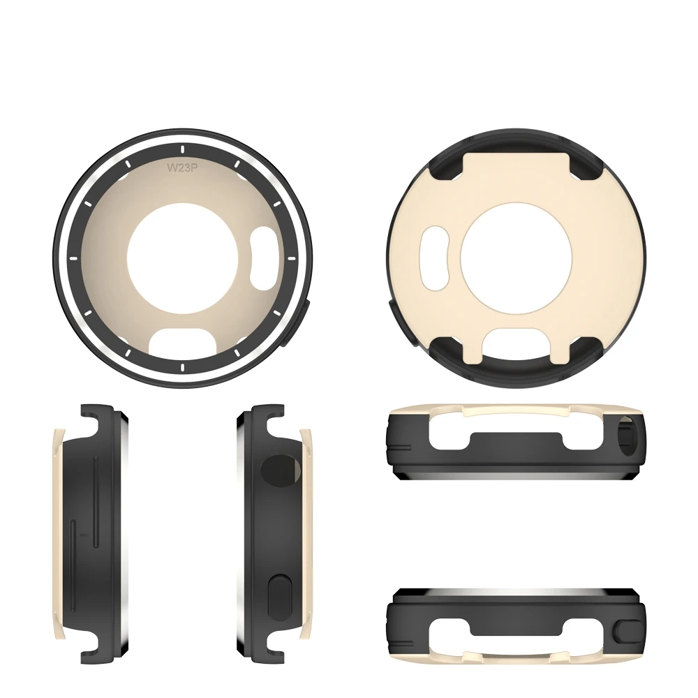 

For Garmin Vivoactive 6/active 6 Smartwatch Metal Case Bezel Case Solid Color Replacement Hard Case