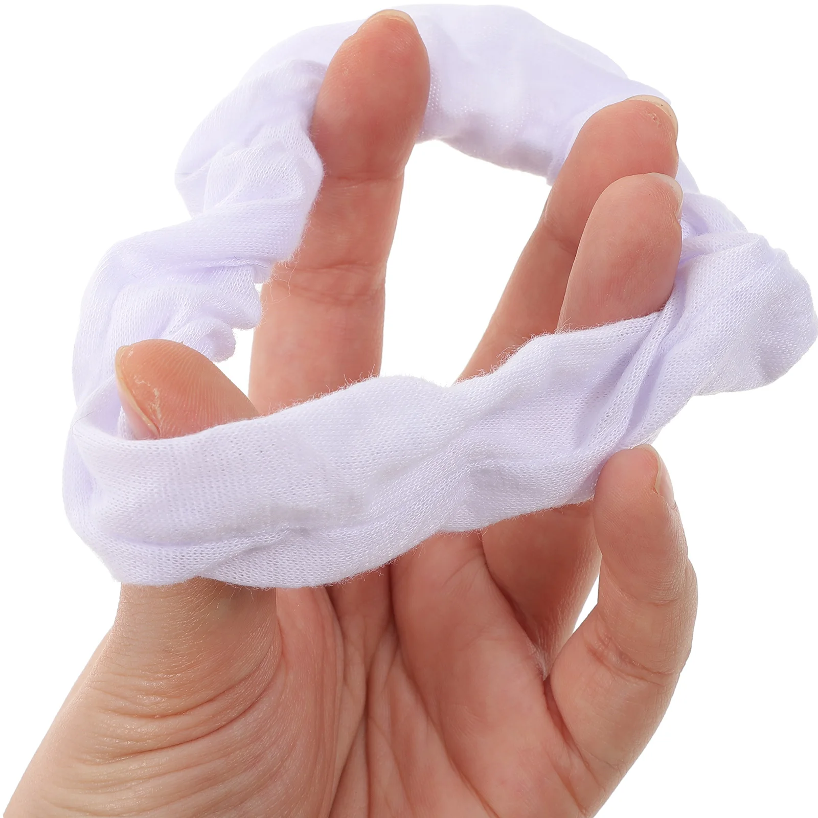 

10pcs White Hair Elastic Ropes Lady Ponytail Stretch Comfortable Hair Accessories Gifts Women Girls