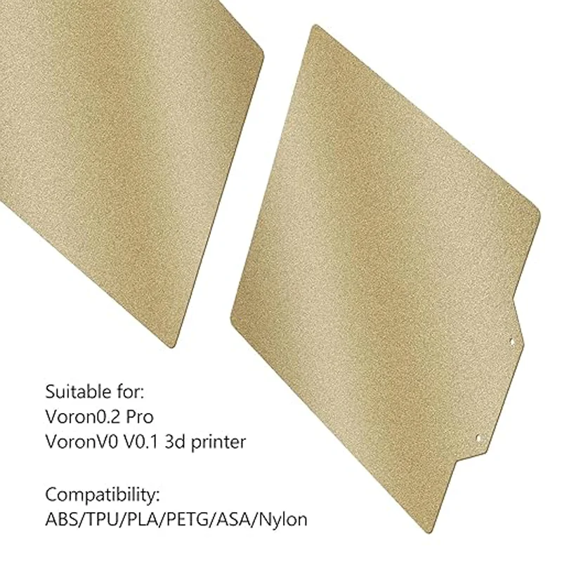 

ENERGETIC для Voron V0.2 Pro Магнитный лист 120x120 мм, двухсторонняя текстурированная пружинная сталь PEI, гибкая платформа для печати для Voron V0