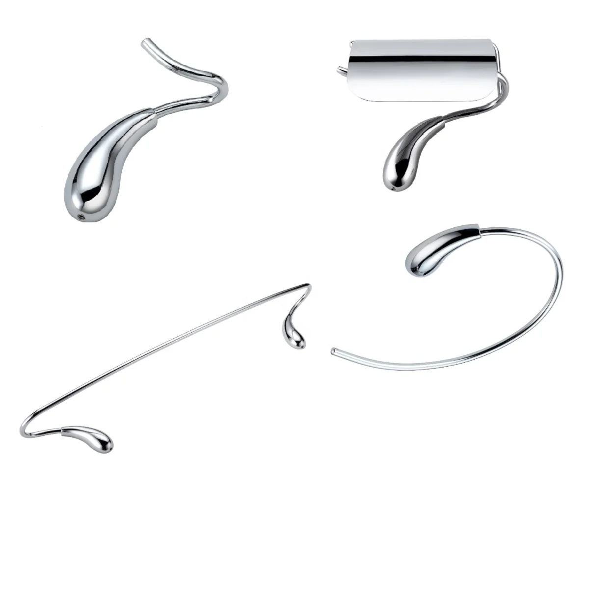 Bathroom Accessories  Robe Hooks Towel Ring Paper Holder Towel bar Set