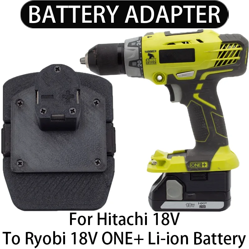 Battery Converter for Ryobi 18V Li-ion Tools to To for Hitachi 18V Li-ion Battery Adapter Power Tools Accessories Tools Drill