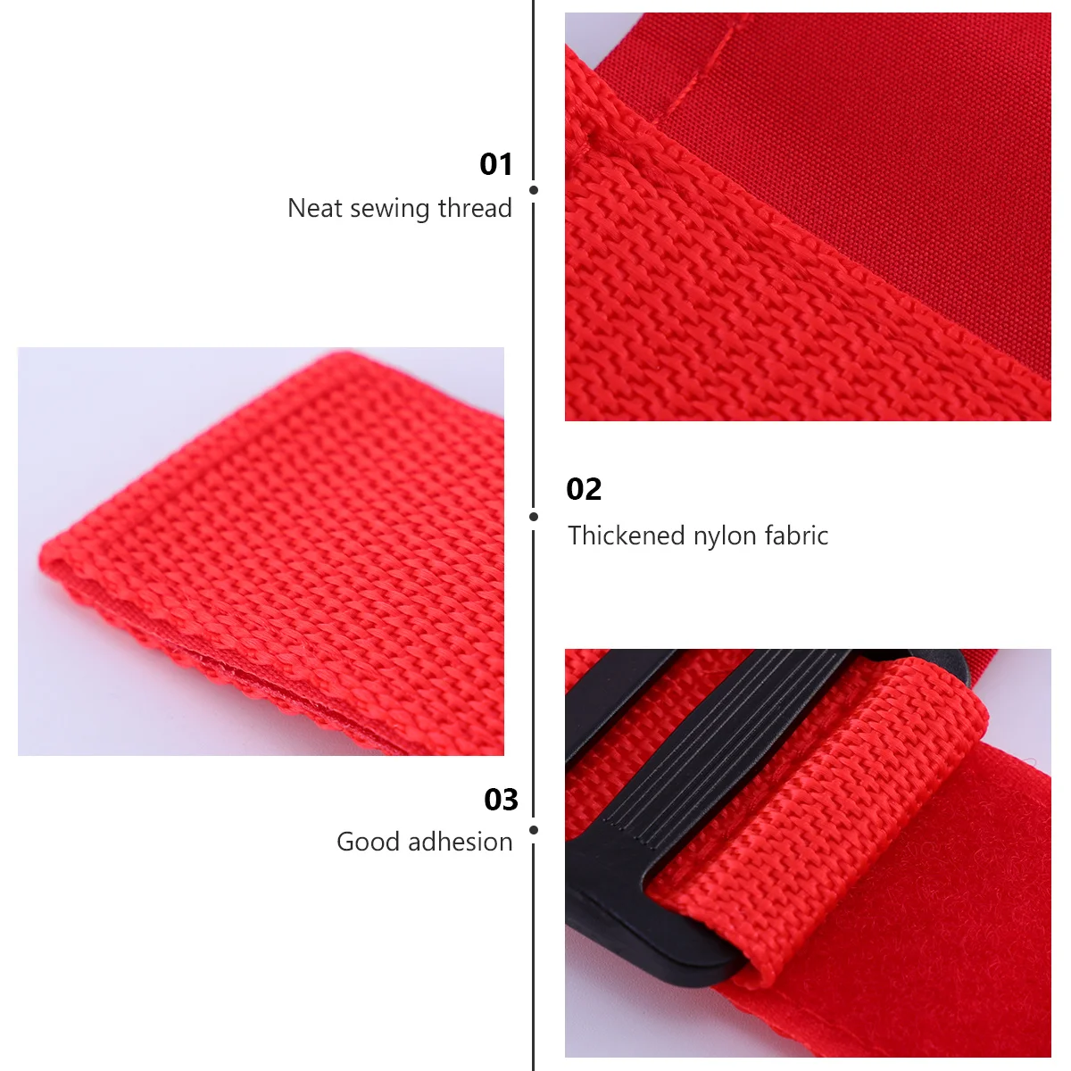 

Red Fixed Style Extinguisher Strap Nylon Durable for Flashlight Cup Vehicle Mount Rope Strap Extinguisher Fixed Band