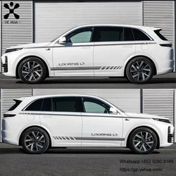 Personalized Modification Car Body Decoration For Lixiang L7 Waistline Color Strip Sticker Car Accessories Para Auto Tools