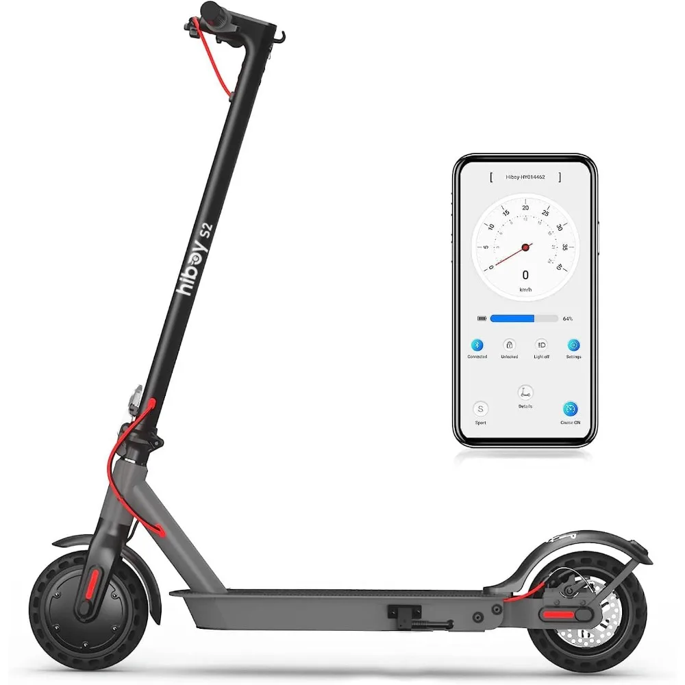 

Plus Electric Scooter, 8.5"/9" Tires, Up to 17/22 Miles Range, 350W Motor & 19 MPH Portable Folding Commuting Electric Scooter