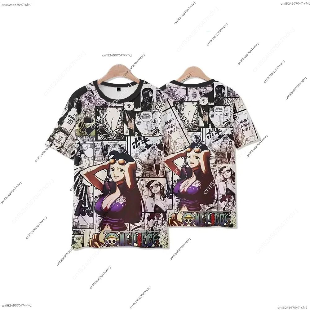 قطعة واحدة لوفي ثلاثية الأبعاد مطبوعة تيشيرت صيفي الكبار الرجال/النساء الشارع الهزلي نمط ملابس الفتيان/الفتيات مضحك الكرتون قصيرة الأكمام بلايز