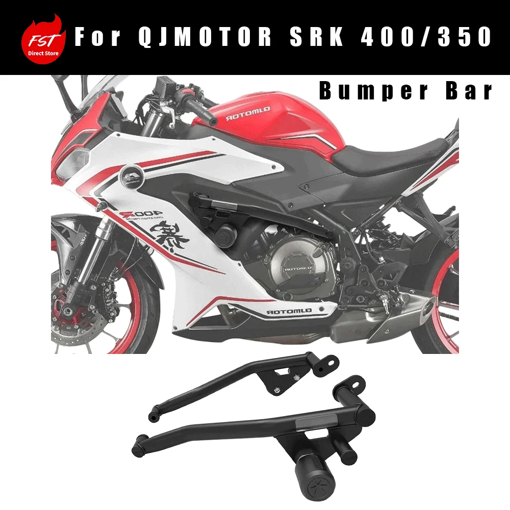 

Racing Crash Bar & Frame Slider Bumper Aftermarket Parts for QJMOTOR SRK 400 / SRK 350 Motorcycle