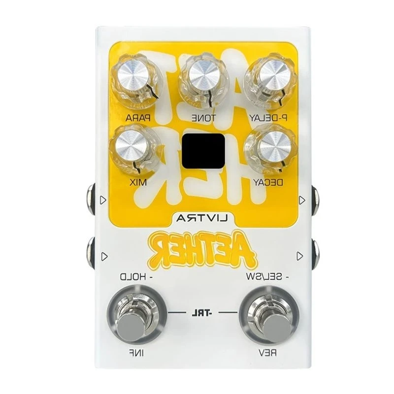 Pédale de réverbération stéréo pour guitare X08A, 9 algorithmes spatiaux, fonction d’enregistrement via USB, mode de dérivation analogique/numérique pour guitares électriques.