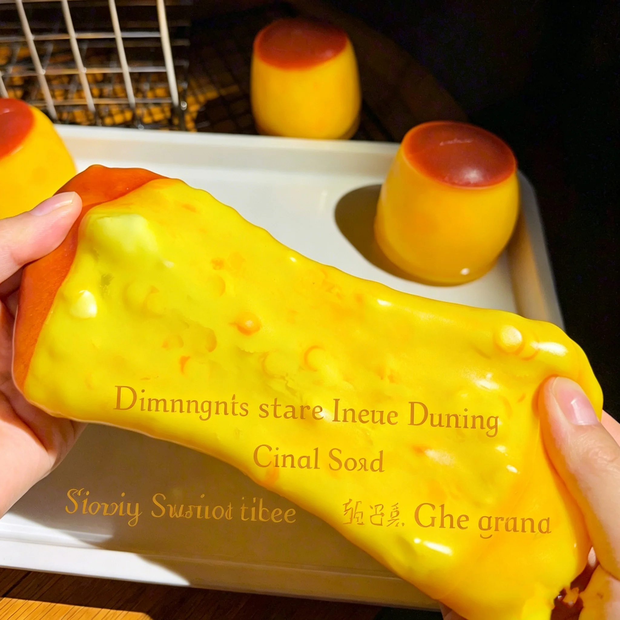 Crunch Squishy Blind Box, Mango Crunch Squishy, Soap Crunch Squishy , Cheese Crunch Squishy, Squishy with many Korean reviews