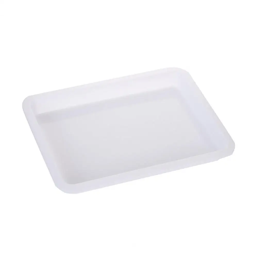 Colored Plastic Art Trays Craft Trays Colorful Stackable Painting Plates for Diy Projects Serving Trays Non-slip for Various