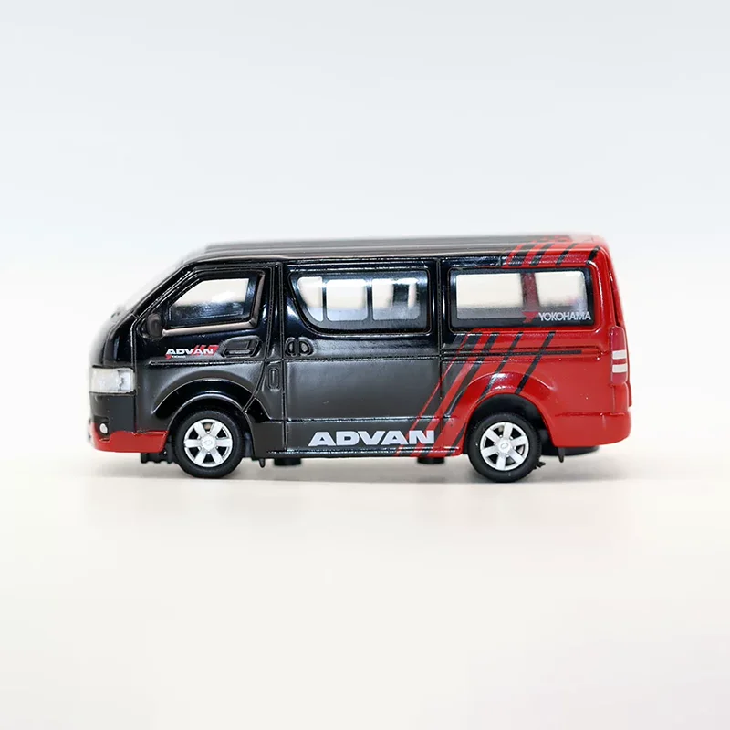 Tiny Diecast 1:64 Scale Hiace Advan Alloy Transport Truck Model Static Display Collectible Toy Gift Souvenir Decoration