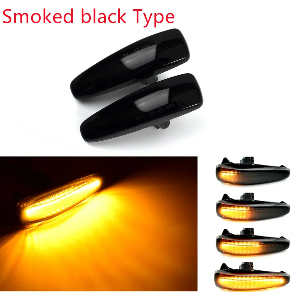 

1 Pair LED Dynamic Side Mirror Marker Turn Signal Lights For Mitsubishi Lancer EVO X Outlander Sport Mirage Car Accessories
