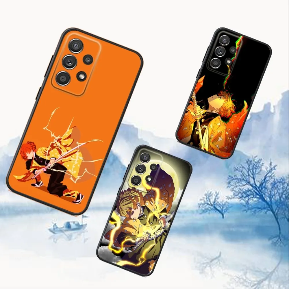 

Zenitsu Agatsuma Anime Phone Case For Samsung S25,S24,S21,S22,S23,S30,Ultra,S20,Plus,Fe,Lite,Note,10,9,5G Black Cover