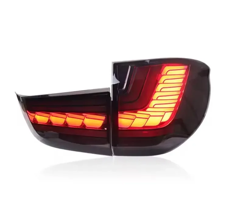 Auto Auto für BMW X507-13 F15 Rücklicht Montage Modifiziert mit Dynamic Dragon Scale LED Fließendes Blinker Rücklicht