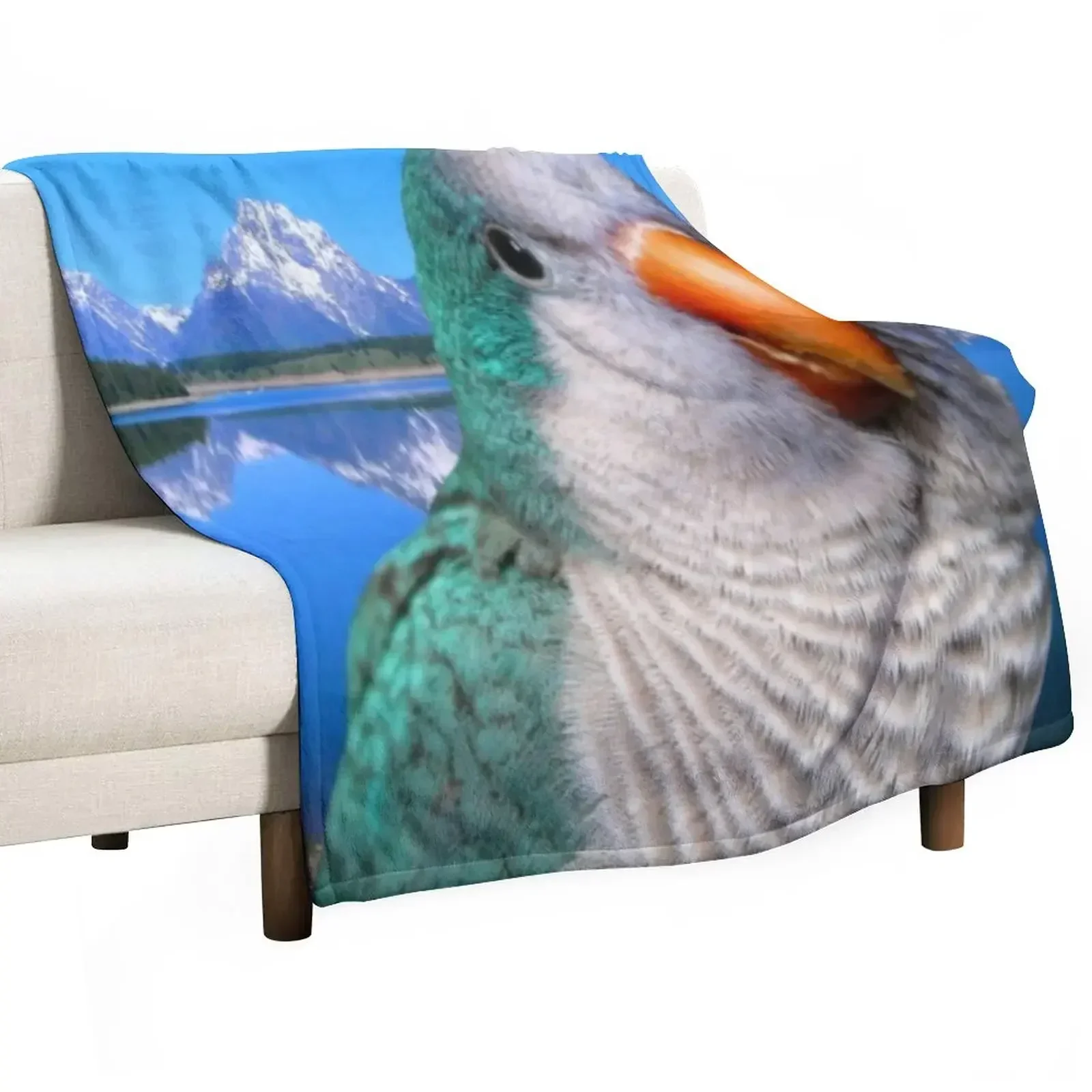 Monk Parakeet Throw Blanket Baby Summer Beach Kid'S Blankets